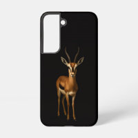 Black 4 Luxe Galaxy S22 Case, Elegant Gazella