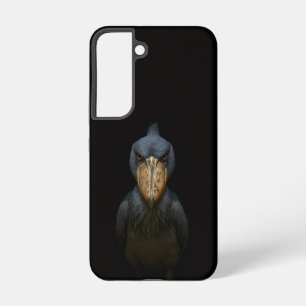 Black 4 Luxe Galaxy S22 Case, Shoebill Exotic Bird Samsung Galaxy Case