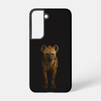 Black 4 Luxe Galaxy S22 Case, Wild Spotted Hyena