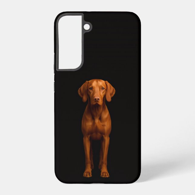 Black 4 Luxe Galaxy S22 Plus, Agile Vizsla Dog Samsung Galaxy S22+ Case (Back)