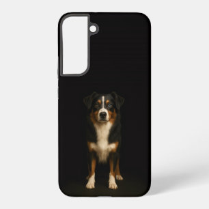 Black 4 Luxe Galaxy S22 Plus, Aussie Shepherd Samsung Galaxy Case