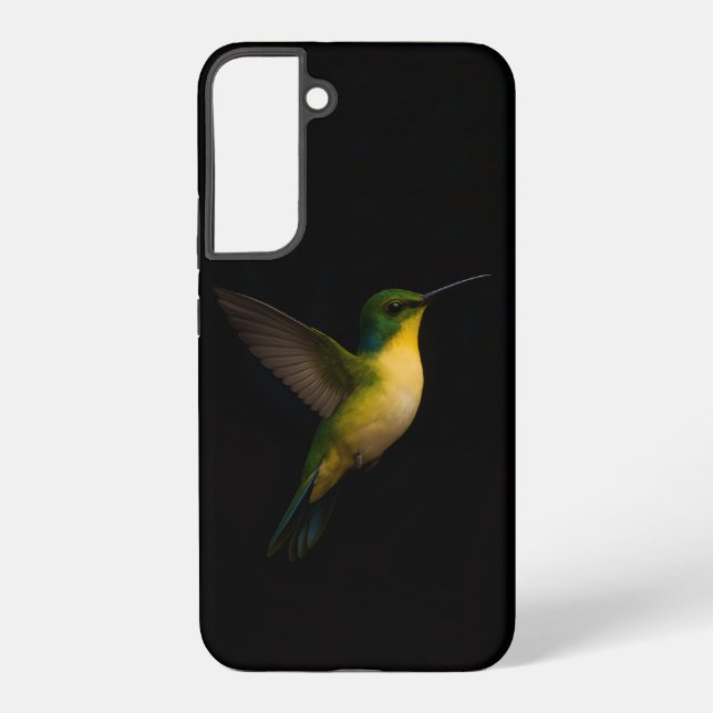 Black 4 Luxe Galaxy S22 Plus Case, Flying Bird Samsung Galaxy S22+ Case (Back)