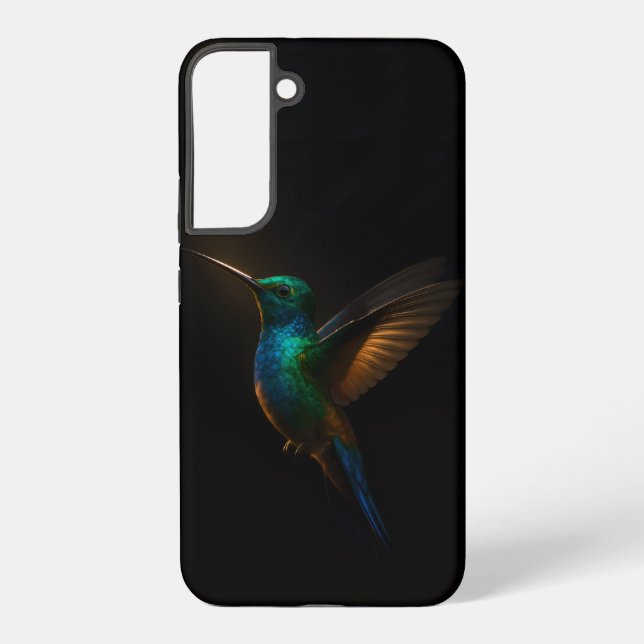 Black 4 Luxe Galaxy S22 Plus Case, Flying Bird Samsung Galaxy S22+ Case (Back)