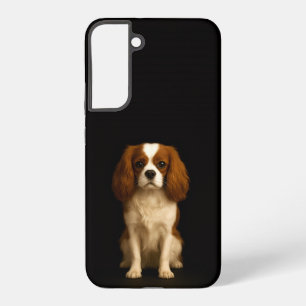 Black 4 Luxe Galaxy S22 Plus, Cavalier Spaniel Samsung Galaxy Case