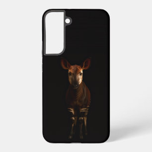 Black 4 Luxe Galaxy S22 Plus, Forest Okapi Samsung Galaxy Case