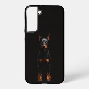 Black 4 Luxe Galaxy S22 Plus, Guardian Doberman Samsung Galaxy Case