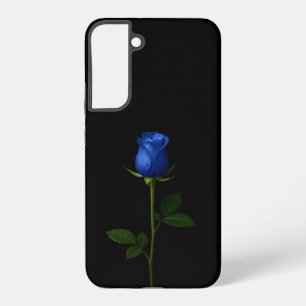 Black 4 Luxe Galaxy S22 Plus, Midnight Blue Rose Samsung Galaxy Case
