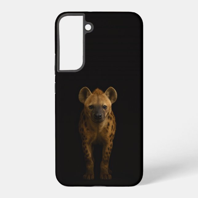 Black 4 Luxe Galaxy S22 Plus, Wild Spotted Hyena Samsung Galaxy S22+ Case (Back)