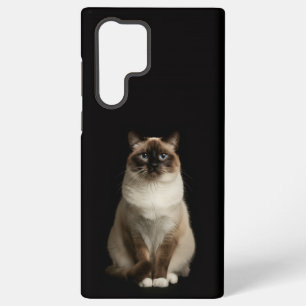 Black 4 Luxe Galaxy S22 Ultra, Birmanese Cat Samsung Galaxy Case