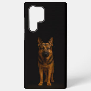 Black 4 Luxe Galaxy S22 Ultra, German Shepherd Samsung Galaxy Case
