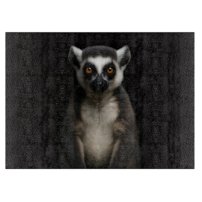 Black 4 Luxe Glass board Gentle Lemur (Front)