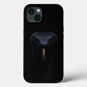 Black 4 Luxe iPhone 13 Case, Black Mamba Elegance iPhone 13 Case