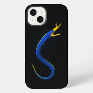 Black 4 Luxe iPhone 13 Case, Blue Ribbon Eel Case