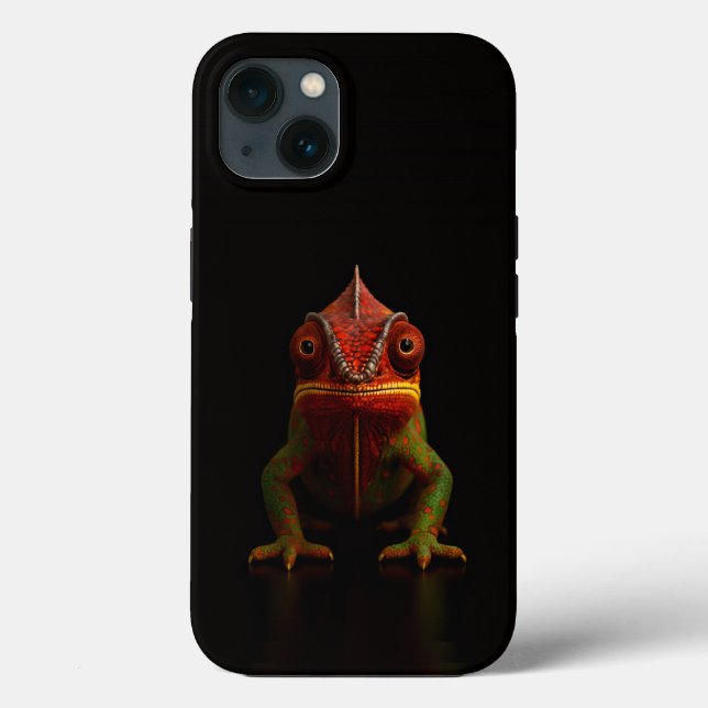 Black 4 Luxe iPhone 13, Eastern Panther Chameleon  Case-Mate iPhone Case (Back)