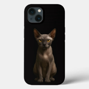 Black 4 Luxe iPhone 13, Sphynx Cat iPhone 13 Case