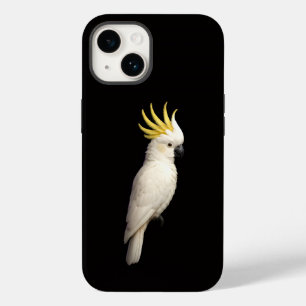 Black 4 Luxe iPhone 14 Case-Mate, Crested Cockatoo Case-Mate iPhone 14 Case