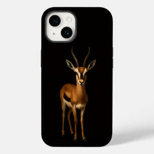 Black 4 Luxe iPhone 14 Mate, Elegant Gazella Case-Mate iPhone 14 Case