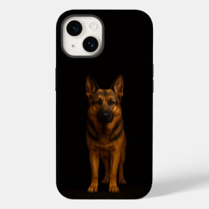 Black 4 Luxe iPhone 14 Mate, German Shepherd Case-Mate iPhone 14 Case