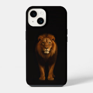 Black 4 Luxe iPhone 14 Mate, Majestic Lion Case