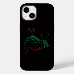 Black 4 Luxe iPhone 14 Mate, Neon Sea Slug Case-Mate iPhone 14 Case