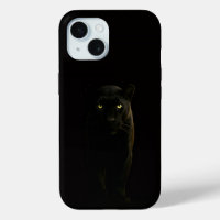 Black 4 Luxe iPhone 15 Case, Black Panther