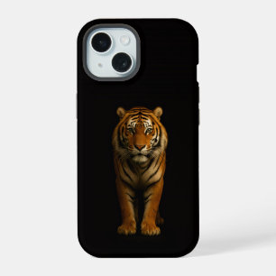 Black 4 Luxe iPhone 15 Case, Noble Tiger Case