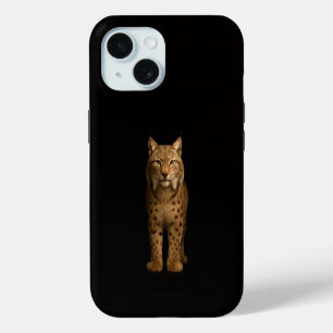 Black 4 Luxe iPhone 15 Case, Silent Lynx Case