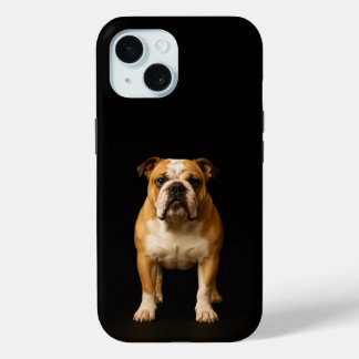 Black 4 Luxe iPhone 15 Case, Stamina Bulldog Case