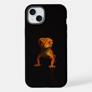 Black 4 Luxe iPhone 15 Plus, Leopard Gecko Plus Case