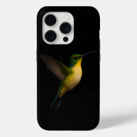 Black 4 Luxe iPhone 15 Pro Case-Mate, Flying Bird
