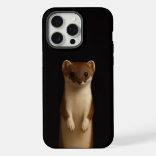 Black 4 Luxe iPhone 15 Pro Max, Elegant Weasel Max Case