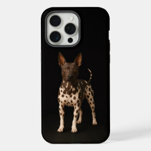 Black 4 Luxe iPhone 15 Pro Max, Hairless Terrier Max Case