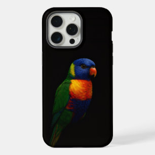 Black 4 Luxe iPhone 15 Pro Max, Lorikeet Parrot Max Case