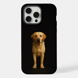 Black 4 Luxe iPhone 15 Pro Max Minimalist Labrador Case