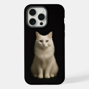 Black 4 Luxe iPhone 15 Pro Max, Turkish Angora Cat Max Case