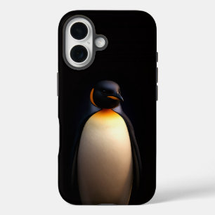 Black 4 Luxe iPhone 16 Case-Mate, Emperor Penguin iPhone 16 Case