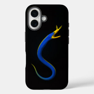 Black 4 Luxe iPhone 16 Mate, Blue Ribbon Eel iPhone 16 Case