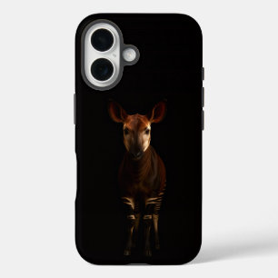 Black 4 Luxe iPhone 16 Mate, Forest Okapi Case