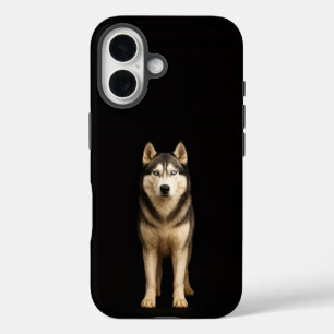 Black 4 Luxe iPhone 16 Mate, Icy Elite Husky Case