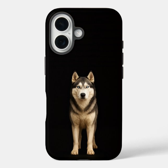 Black 4 Luxe iPhone 16 Mate, Icy Elite Husky Case-Mate iPhone Case (Back)