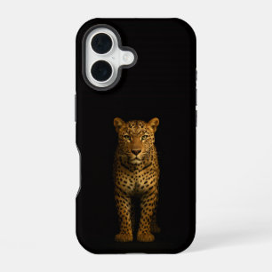 Black 4 Luxe iPhone 16 Mate, Majestic Leopard Case