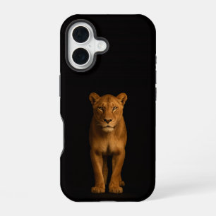 Black 4 Luxe iPhone 16 Mate, Noble Lioness Case
