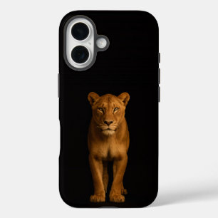 Black 4 Luxe iPhone 16 Mate, Noble Lioness iPhone 16 Case