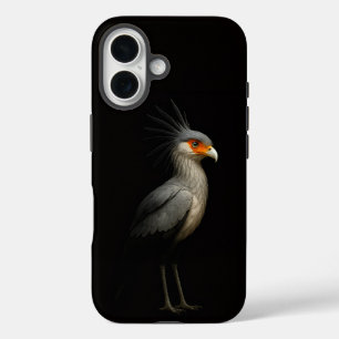 Black 4 Luxe iPhone 16 Mate, Secretarybird Case
