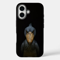 Black 4 Luxe iPhone 16 Mate, Shoebill Bird