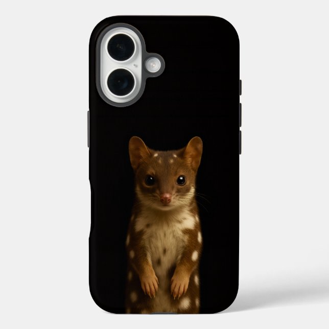 Black 4 Luxe iPhone 16 Mate, Sweet Quoll Case-Mate iPhone Case (Back)