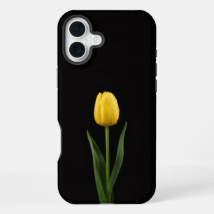 Black 4 Luxe iPhone 16 Plus, Golden Tulip Plus Case
