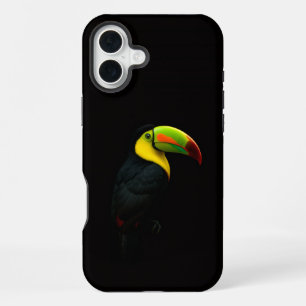 Black 4 Luxe iPhone 16 Plus, Keel Billed Tucan Plus Case