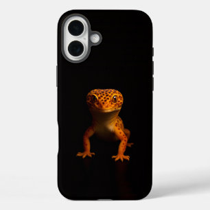 Black 4 Luxe iPhone 16 Plus, Leopard Gecko iPhone 16 Plus Case