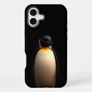 Black 4 Luxe iPhone 16 Plus Mate, Emperor Penguin Case